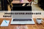 【绵阳蒜蓉小龙虾团购群,绵阳蒜蓉小龙虾团购群电话】