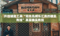 开挂辅助工具“阳光岛牌乐汇真的确实有挂”其实确实有挂