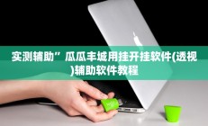 实测辅助”瓜瓜丰城用挂开挂软件(透视)辅助软件教程