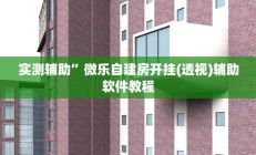 实测辅助”字牌怎么开挂(透视)辅助软件教程