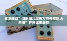 实测辅助”微乐湖北麻将万能开挂器通用版”开挂详细教程