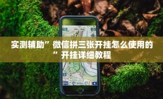 辅助神器“功夫川麻小程序万能开挂器”其实确实有挂