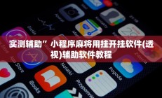 实测辅助”龙鼎拼十通用挂(透视)辅助软件教程