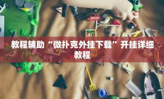 教程辅助“微扑克外挂下载”开挂详细教程
