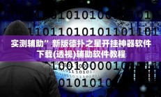 辅助神器“新天道透视挂下载”其实确实有挂