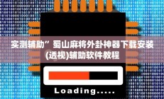 辅助神器“微乐石家庄麻将万能开挂器”其实确实有挂