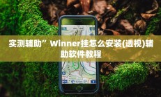 实测辅助”Winner挂怎么安装(透视)辅助软件教程