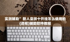 实测辅助”新人皇拼十开挂怎么使用的(透视)辅助软件教程