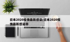 日本2020疫情最新感染／日本2020疫情最新感染率