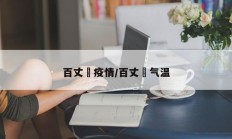 百丈漈疫情／百丈漈气温