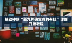 辅助神器“新九神确实真的有挂”详细开挂教程