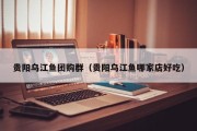 贵阳乌江鱼团购群（贵阳乌江鱼哪家店好吃）