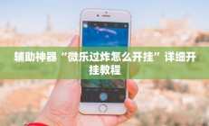 辅助神器“微乐过炸怎么开挂”详细开挂教程