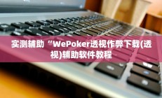 实测辅助“WePoker透视作弊下载(透视)辅助软件教程