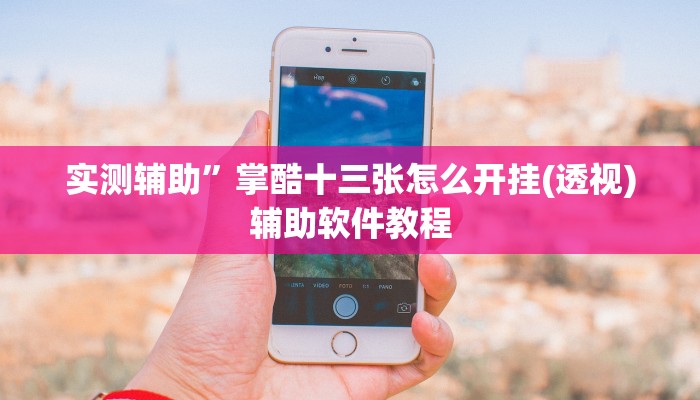 实测辅助”皮皮云南麻将开挂怎么买(透视)辅助软件教程