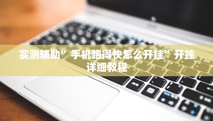 实测辅助”手机跑得快怎么开挂”开挂详细教程