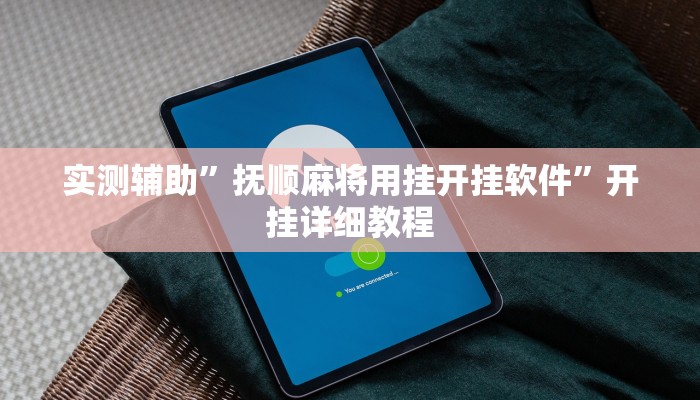 实测辅助”抚顺麻将用挂开挂软件”开挂详细教程