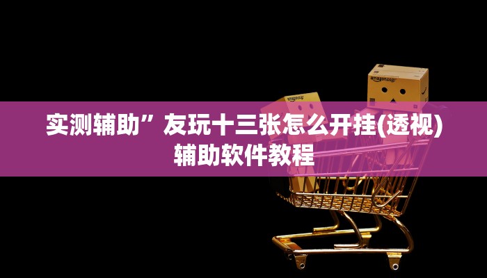 实测辅助”友玩十三张怎么开挂(透视)辅助软件教程