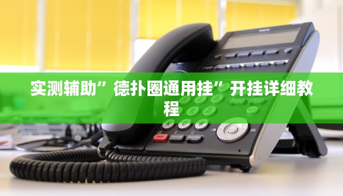 实测辅助”德扑圈通用挂”开挂详细教程
