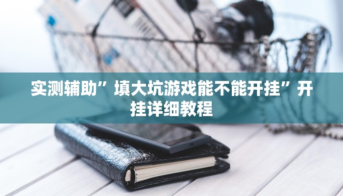 实测辅助”填大坑游戏能不能开挂”开挂详细教程
