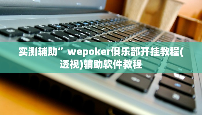 实测辅助”wepoker怎么开挂透视”详细开挂教程