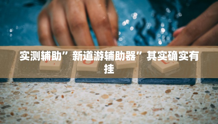 实测辅助”新道游辅助器”其实确实有挂