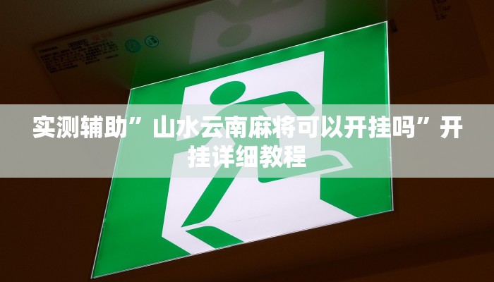 实测辅助“卡农大厅开挂辅助软件(透视)辅助软件教程