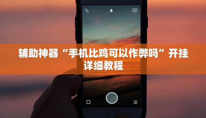 辅助神器“手机比鸡可以作弊吗”开挂详细教程