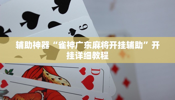 辅助神器“雀神广东麻将开挂辅助”开挂详细教程