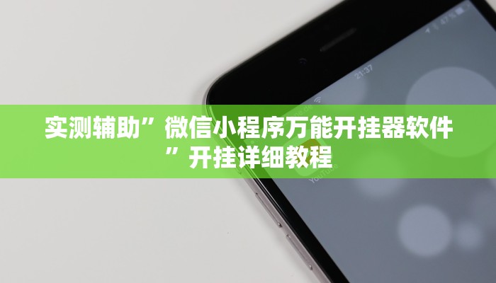 实测辅助”微信小程序万能开挂器软件”开挂详细教程