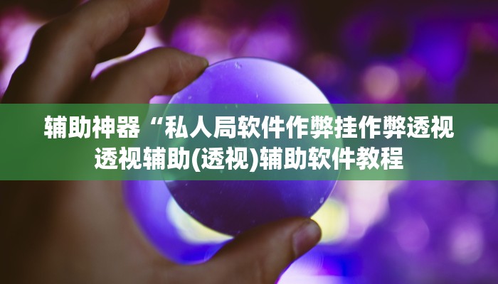 辅助神器“私人局软件作弊挂作弊透视透视辅助(透视)辅助软件教程