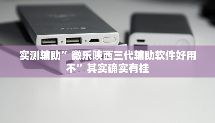 实测辅助”微乐陕西三代辅助软件好用不”其实确实有挂