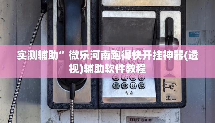 实测辅助”微乐河南跑得快开挂神器(透视)辅助软件教程