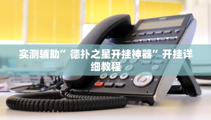 实测辅助”德扑之星开挂神器”开挂详细教程