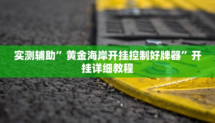 实测辅助”黄金海岸开挂控制好牌器”开挂详细教程