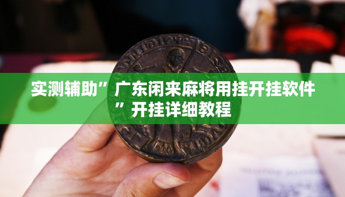 实测辅助”广东闲来麻将用挂开挂软件”开挂详细教程