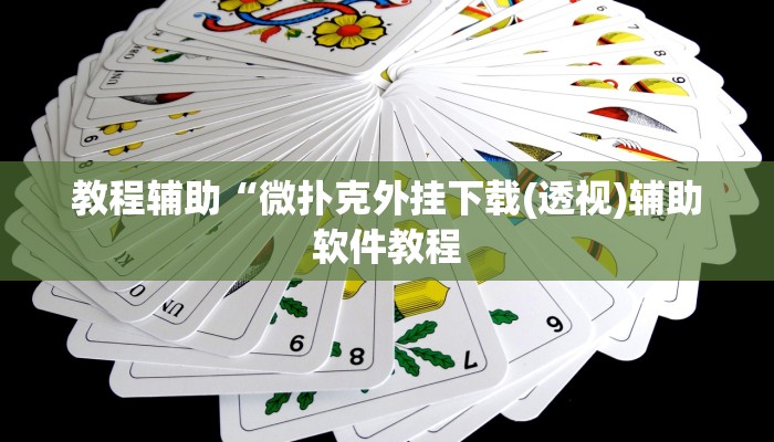 教程辅助“微扑克外挂下载(透视)辅助软件教程